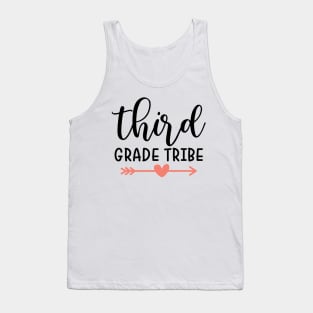 Third Grade Tribe Back to School Student Kids Tank Top